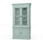 Fiona 4 Door Display Cabinet W/ Glass Shelves