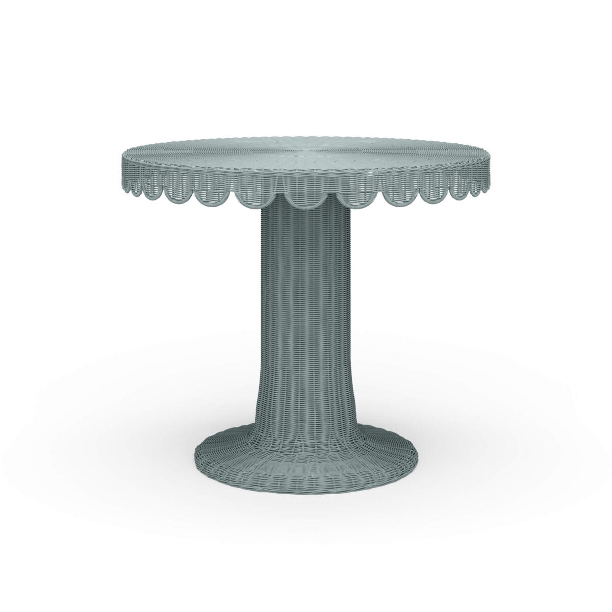89b6c8b0fc68ae0fe3d41372cc506c06 Scalloped Round Bistro Table - Image 1