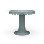 Scalloped Round Bistro Table