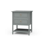 Cholet 2 Drawer Bedside Table W/ Shelf