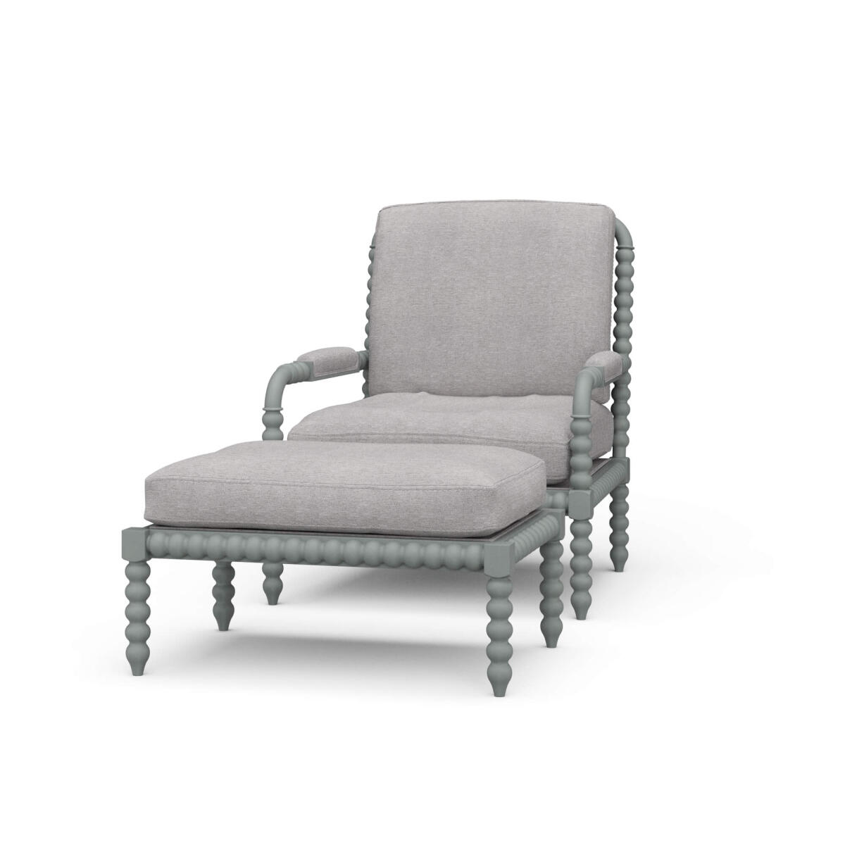 8affd09230d245bb1825cbc48d156bfc Cholet Arm Chair W/ottoman - Image 1