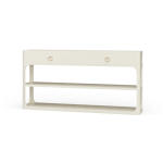 Corte Open Console Table W/ 2 Drawers