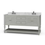Cottage Master Vanity W/ Sink & Marble Top