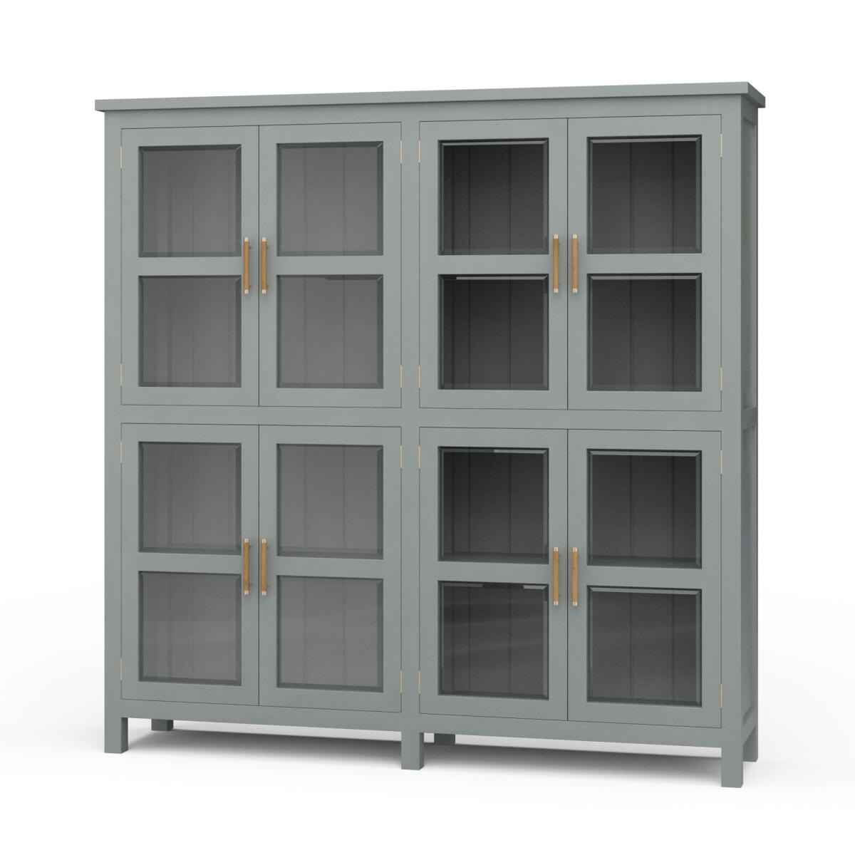 8fedd31ab9c4f0ad17cbb231231e1c43 Madrone 8 Door Display Cabinet - Image 1