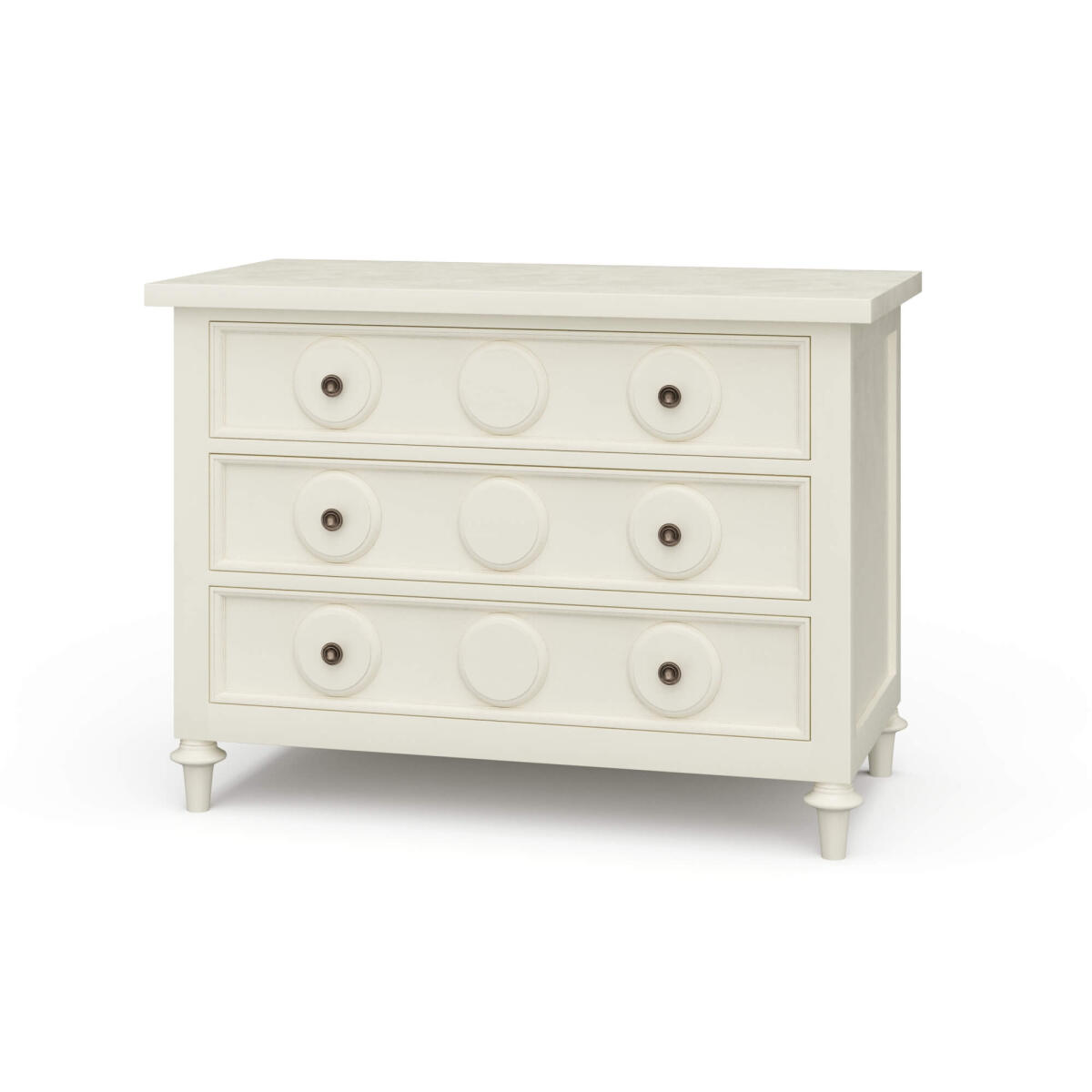 92388f6c61f37155aefb522e7c2bfe79 Laguna 3 Drawer Bedside Table - Image 1
