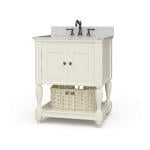 Jefferson Single Vanity W/ Sink & Marble Top
