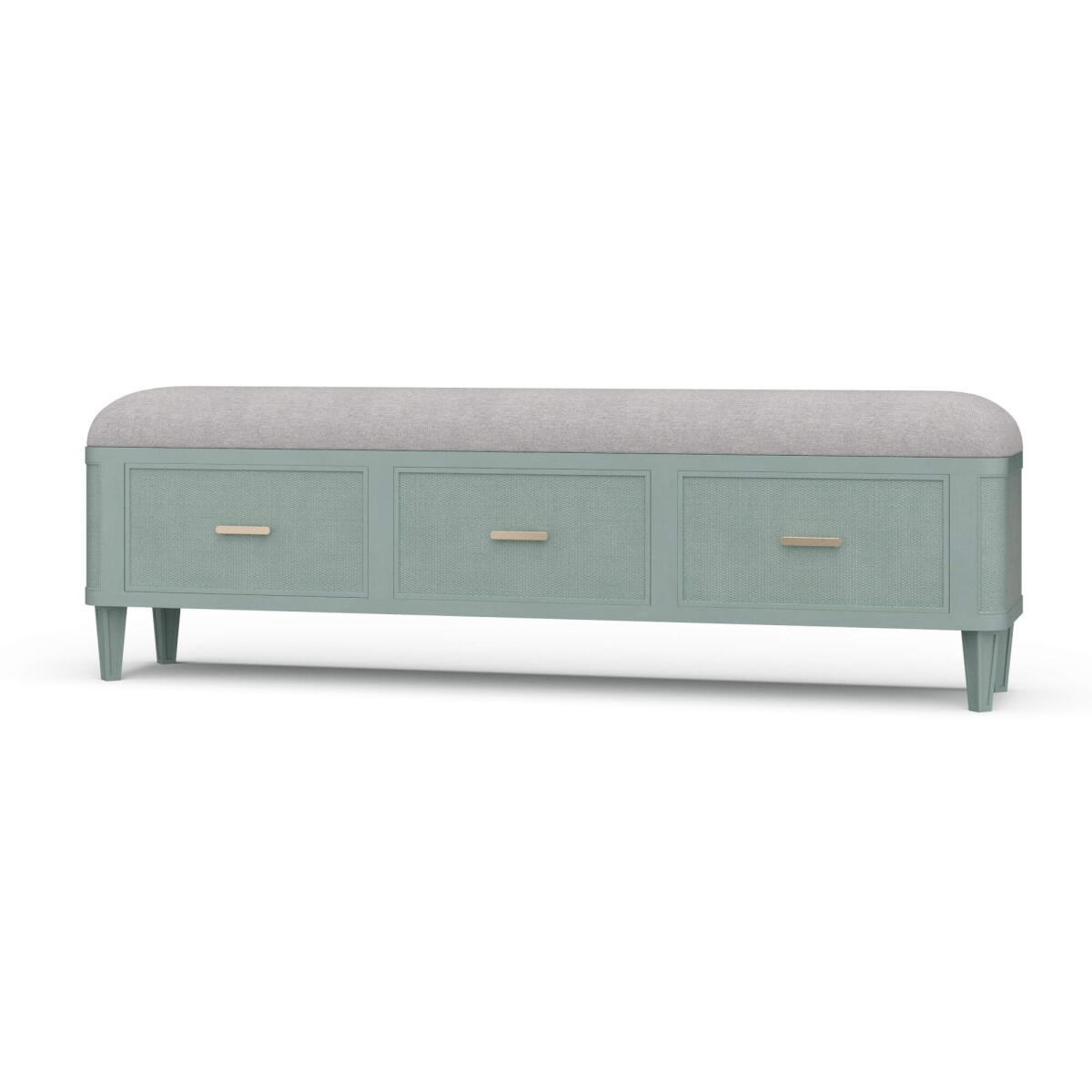 9372cc669452d2f0cebdd0154955e3f4 Lexington Bench W/ Rattan - Image 1