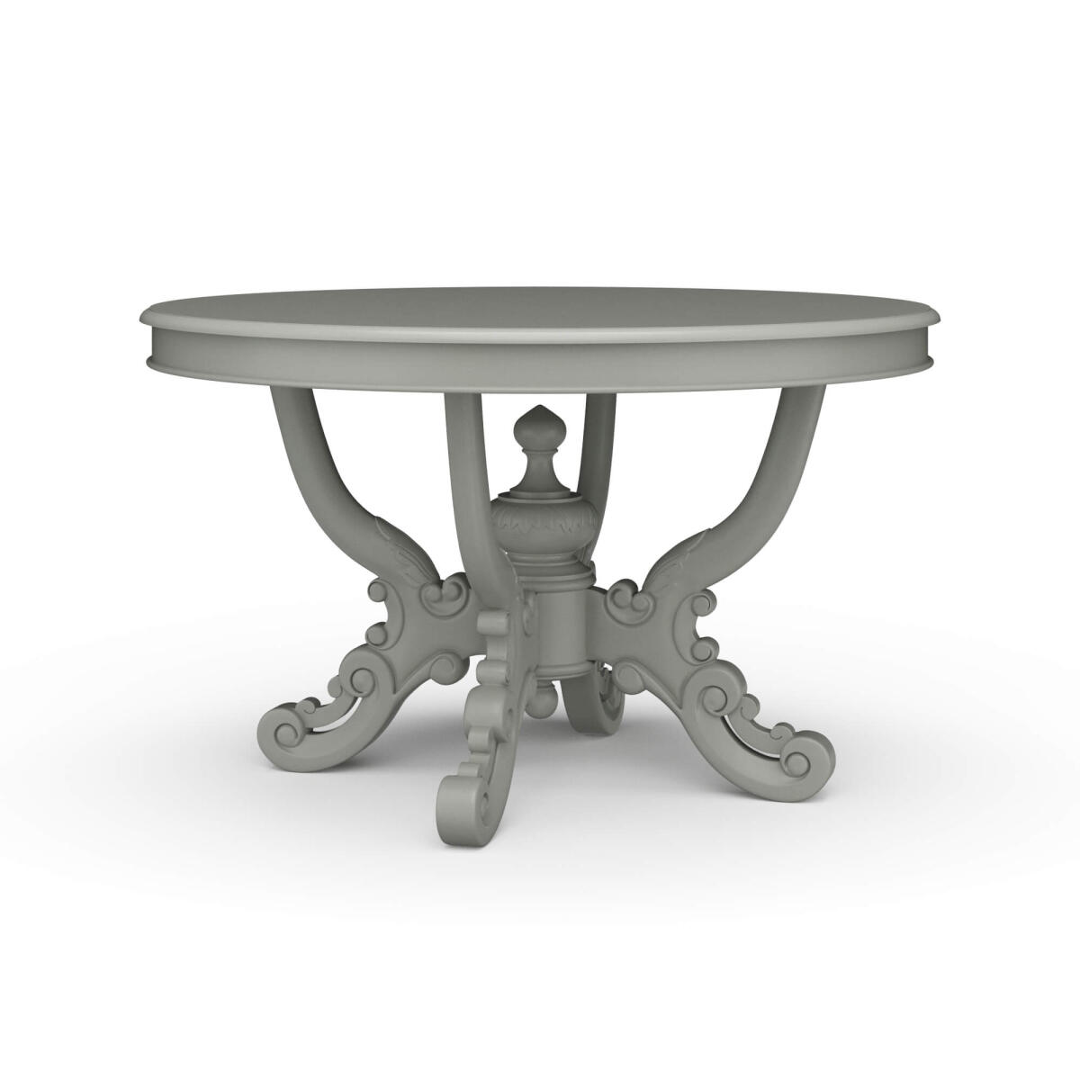 975221011a3e2e3a9aa96c292fc2f98d Mandolin Dining Table W/ Solid Hardwood Top - Image 1
