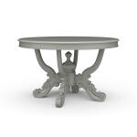 Mandolin Dining Table W/ Solid Hardwood Top