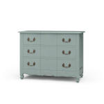 Provence 3 Drawer Dresser Large Dressers Blue 12