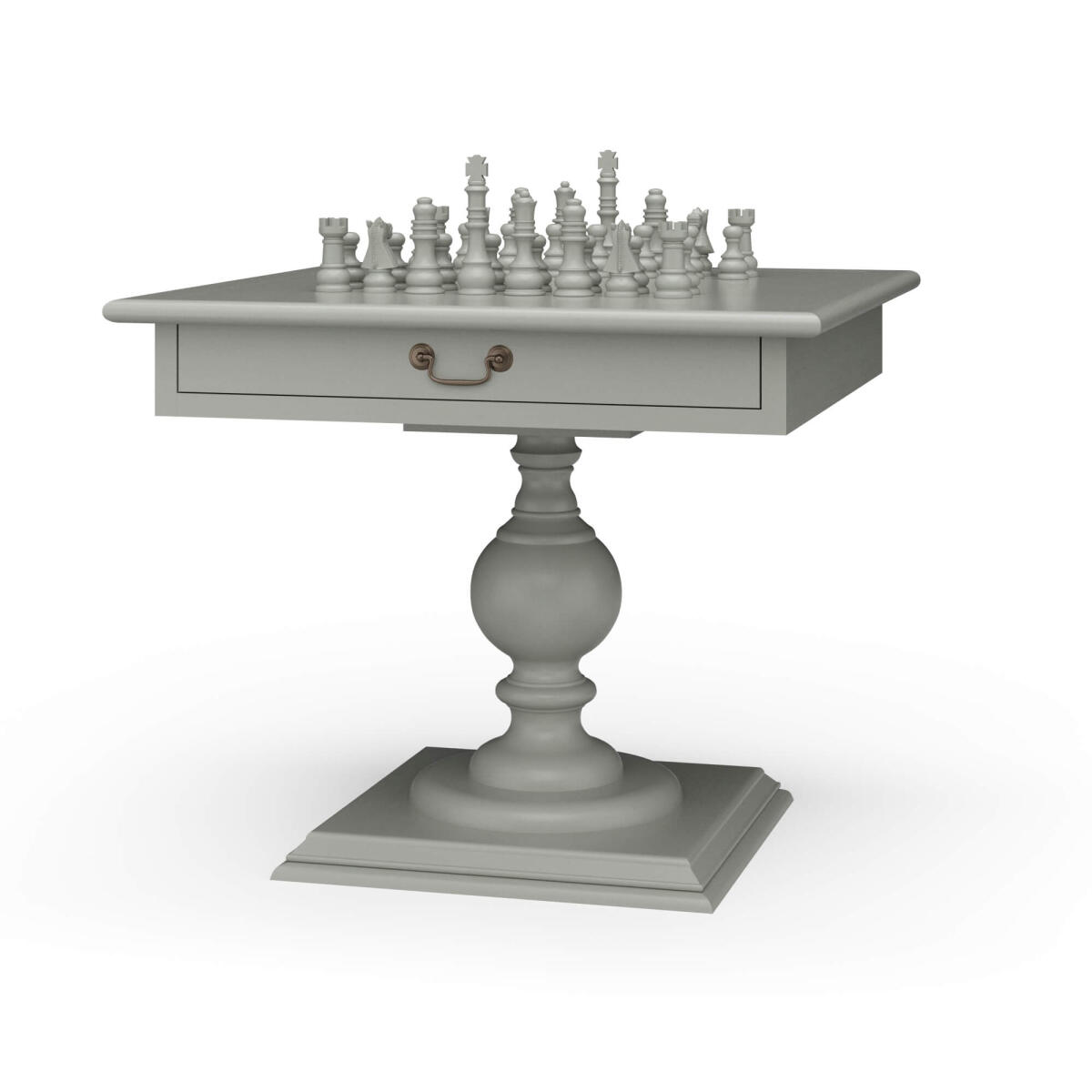 9a09956c43ec3d87a65d0c8afc4c24c3 Gloucester Chess Table W/ Drawer - Image 1