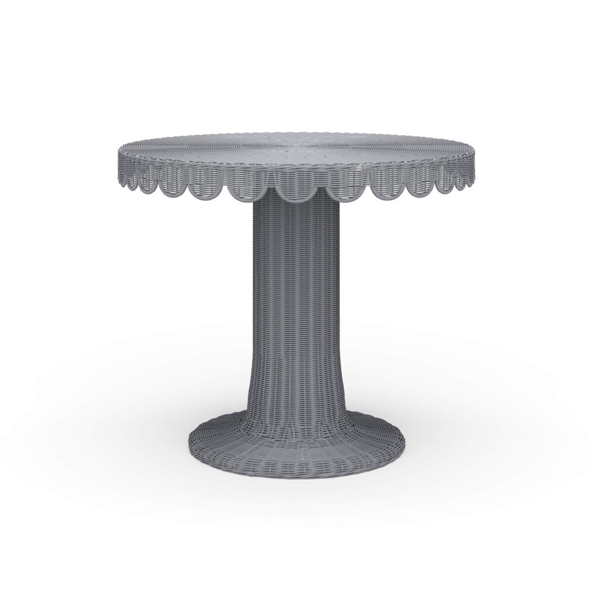 9a9c0d03dfdb819a758b1d082704cd70 Scalloped Round Bistro Table - Image 1