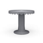 Scalloped Round Bistro Table