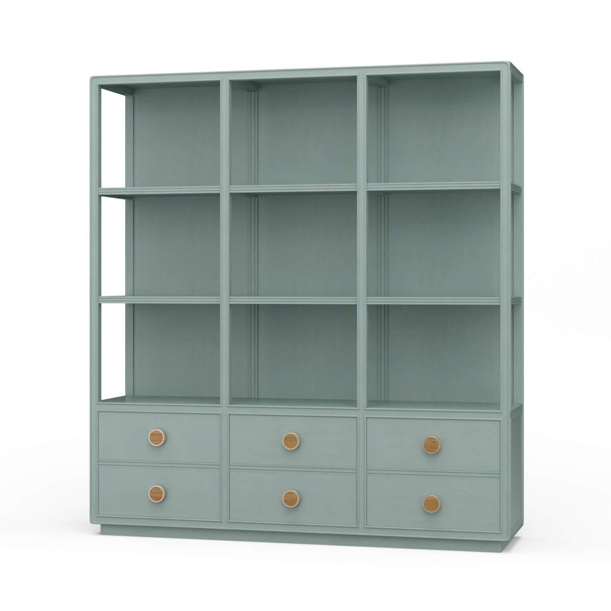 9b2cccb65887431ccfeb6d7e5a924d87 Cohan Open Cabinet W/ 6 Drawers - Image 1