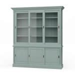 Hudson 88'' Bookcase W/ 3 Sliding Doors