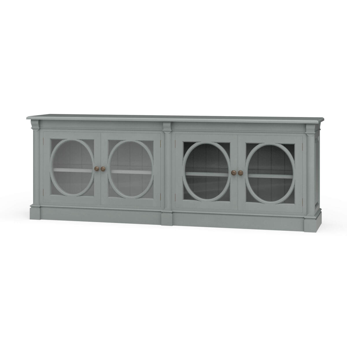 9f0050f3a7c5b5f0fd62ababb43bf63e Fiona 4 Door Buffet W/ Glass Shelves - Image 1