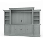 French Hens Media Cabinet Entertainment Stands Blue 18