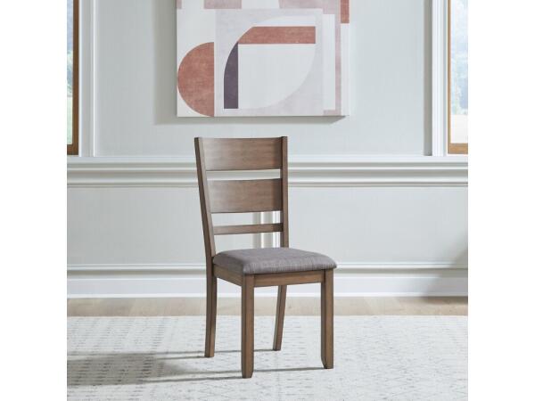 Brook Bay Slat Back Uph Side Chair (RTA) Chairs & Benches Brown