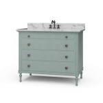 Carrington Single Vanity W/ Sink & Marble Top