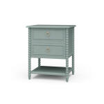 Cholet 2 Drawer Bedside Table W/ Shelf