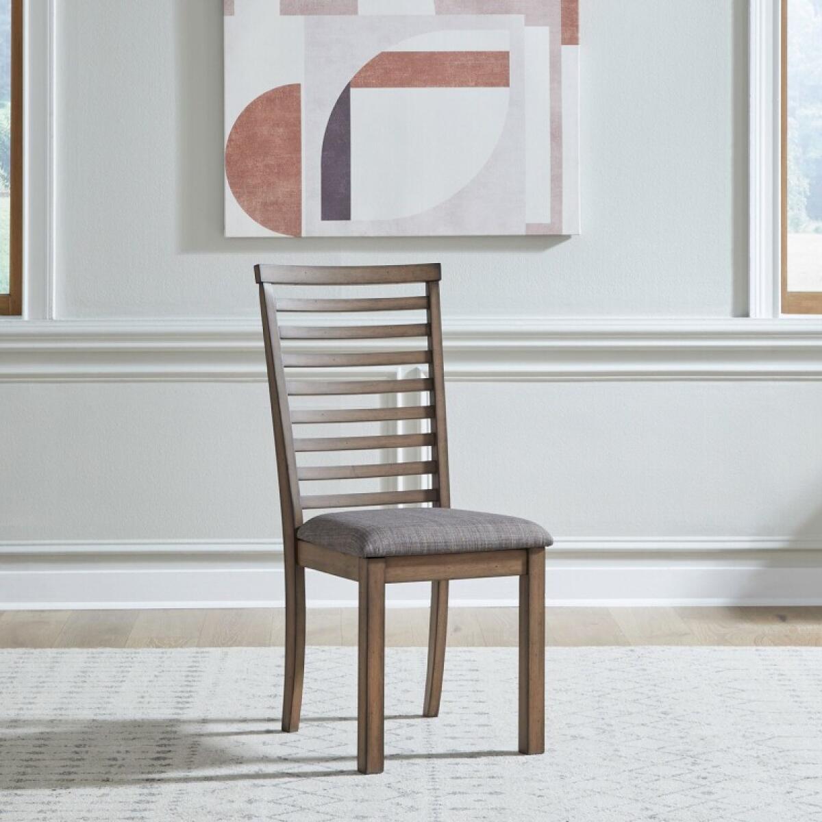 ad49092be9480af0f21906752a65d28b Brook Bay Uph Ladder Back Side Chair (RTA) - Image 1