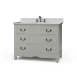 Provence Single Vanity W/ Sink & Marble Top