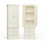 Cottage Tall Shutter Cabinet