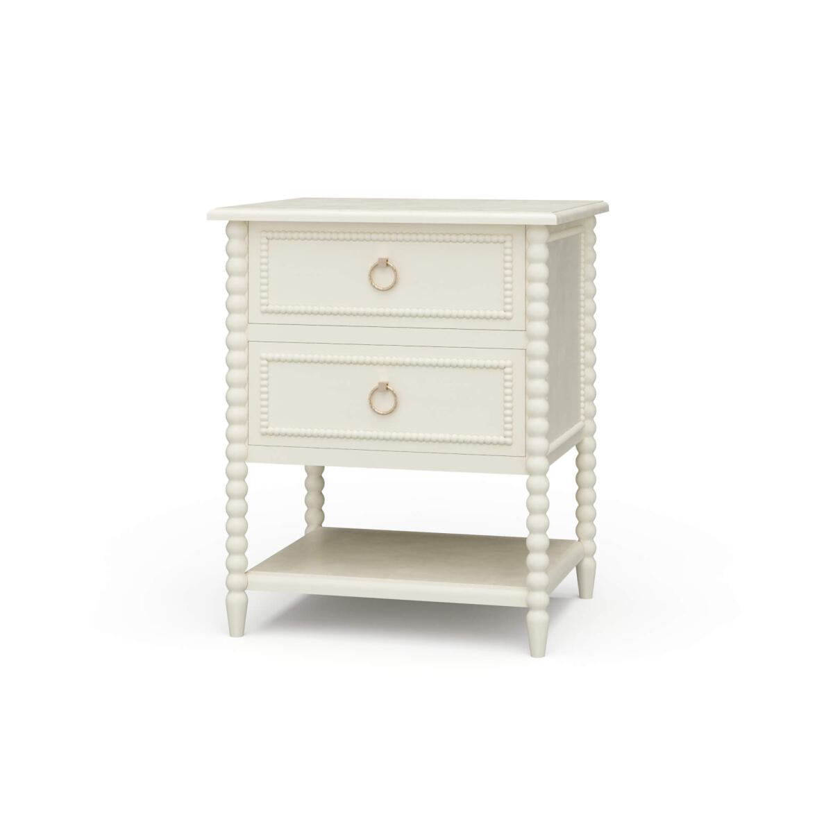 bc8da8db65f7da9a3f672cbda0445c43 Cholet 2 Drawer Bedside Table W/ Shelf - Image 1
