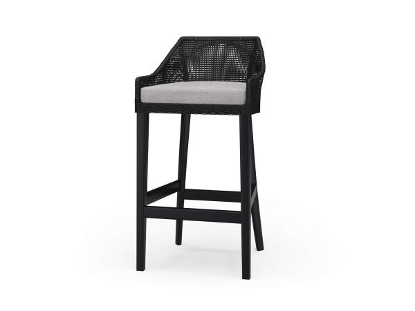 Savanah Rattan Barstool W/ Seat Cushion Barstools Barstools 2