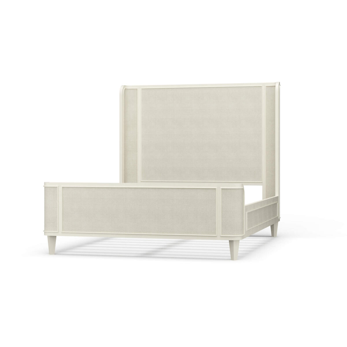 c166e99fe8bf7754348e58e8c86d17e7 Lexington Bed W/ Rattan - Image 1