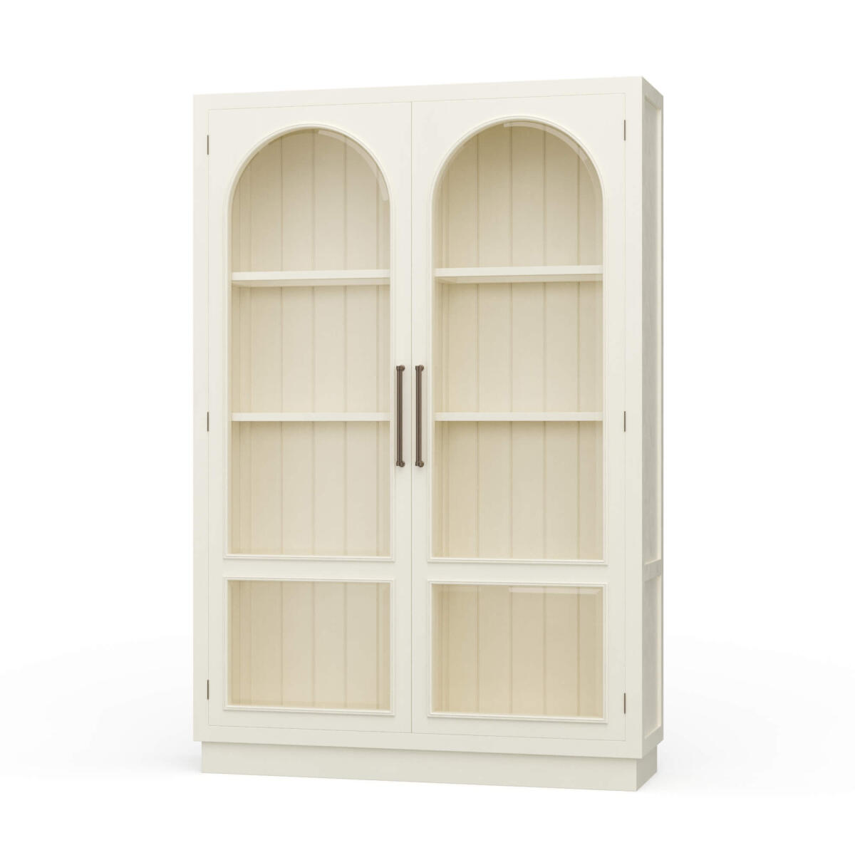 c2fd463e73e40f8b55a689ef972f22d7 Vannes 2 Door Display Cabinet W/ Glass Shelves - Image 1