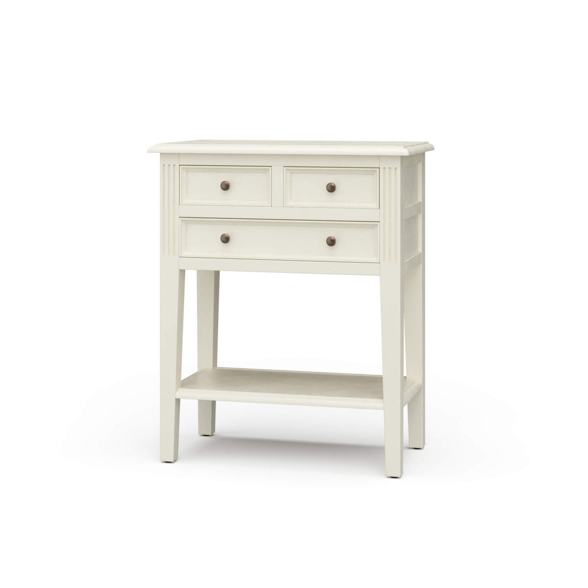 c4ef6be703522976f8bd5124a07513fb Eton 3 Drawer Side Table - Image 1