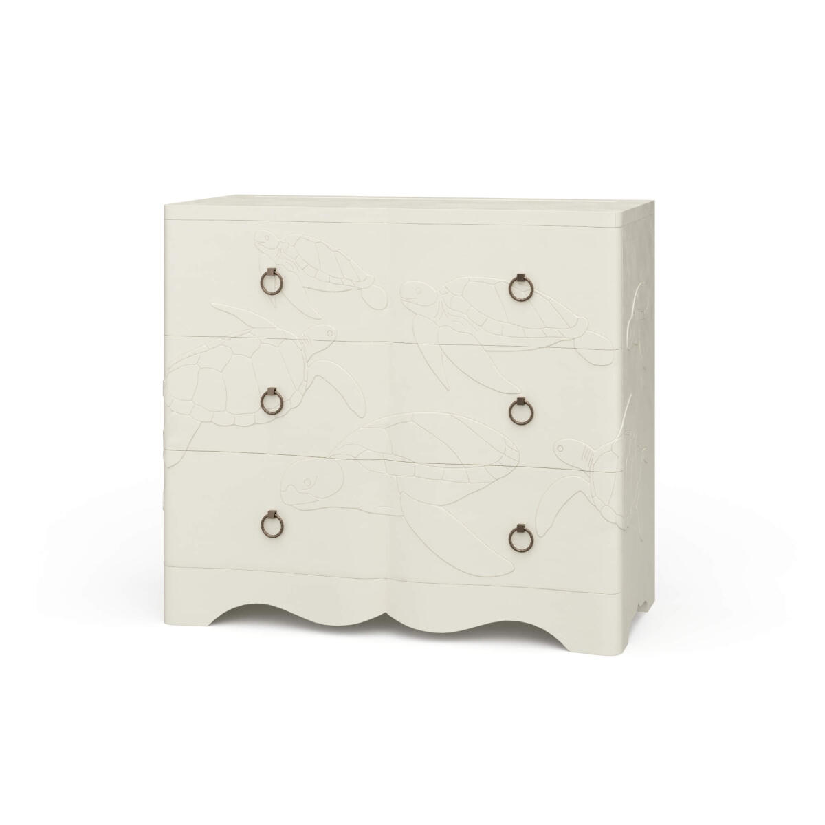 c7bdd1b8e34777ac733b5ca62c15ed27 Chelonian Turtle 3 Drawer Chest - Image 1