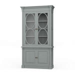 Fiona 4 Door Display Cabinet W/ Glass Shelves