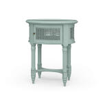 Montego Side Table W/ Rattan Door