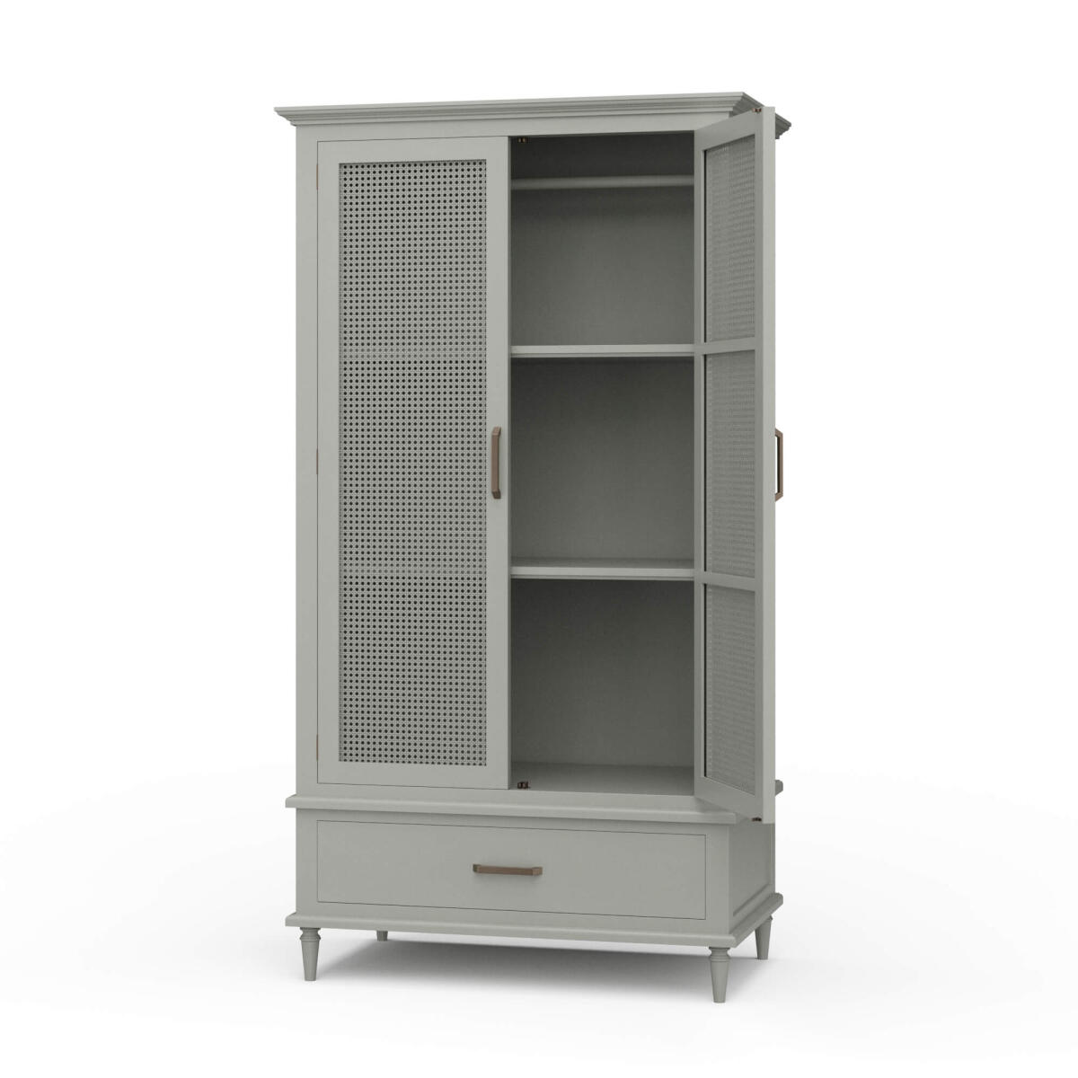 d440d577135f6a2ca22655c7285fcec8 Jamison Wardrobe W/ Rattan Door - Image 1