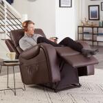 Uc671 5-zone Power Recliner Lift Chairs Brown 20