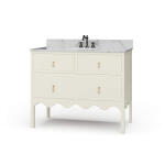 Chloe Single Vanity W/ Sink & Marble Top
