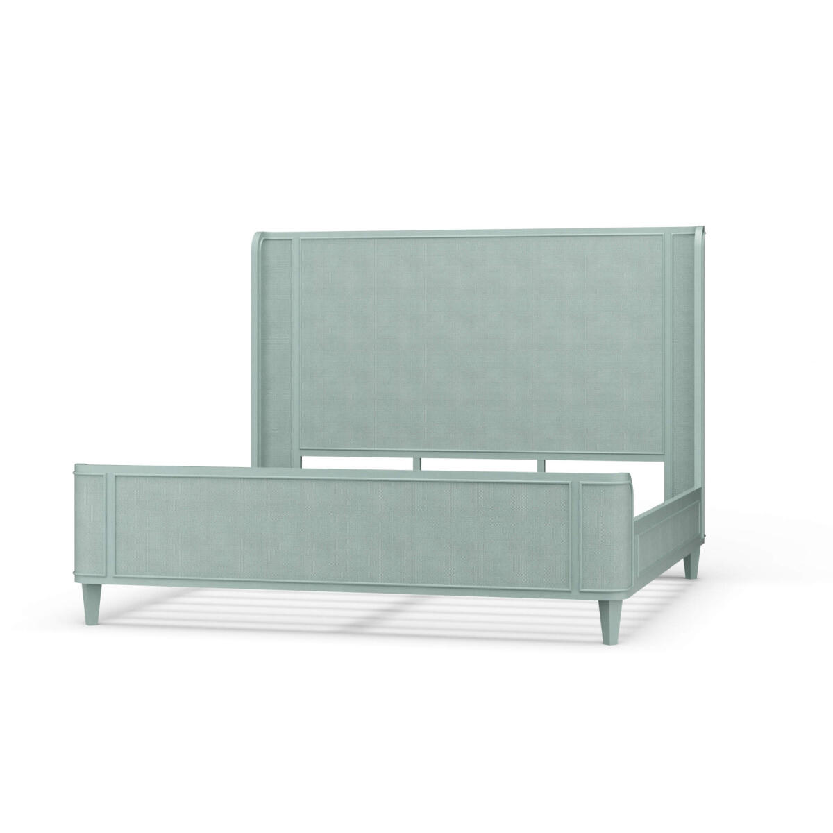 dbcab87677e3a31ffc8a68a4d6a85c0f Lexington Bed W/ Rattan - Image 1