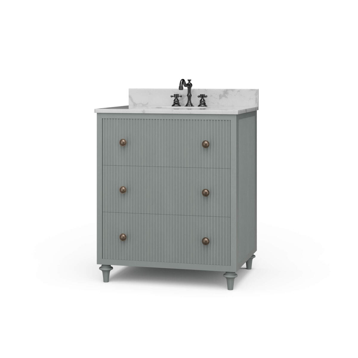 dc0fd960de4f5cd4646d3887e0d91bc7 Kraton Single Vanity W/ Sink & Marble Top - Image 1