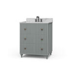 Kraton Single Vanity W/ Sink & Marble Top