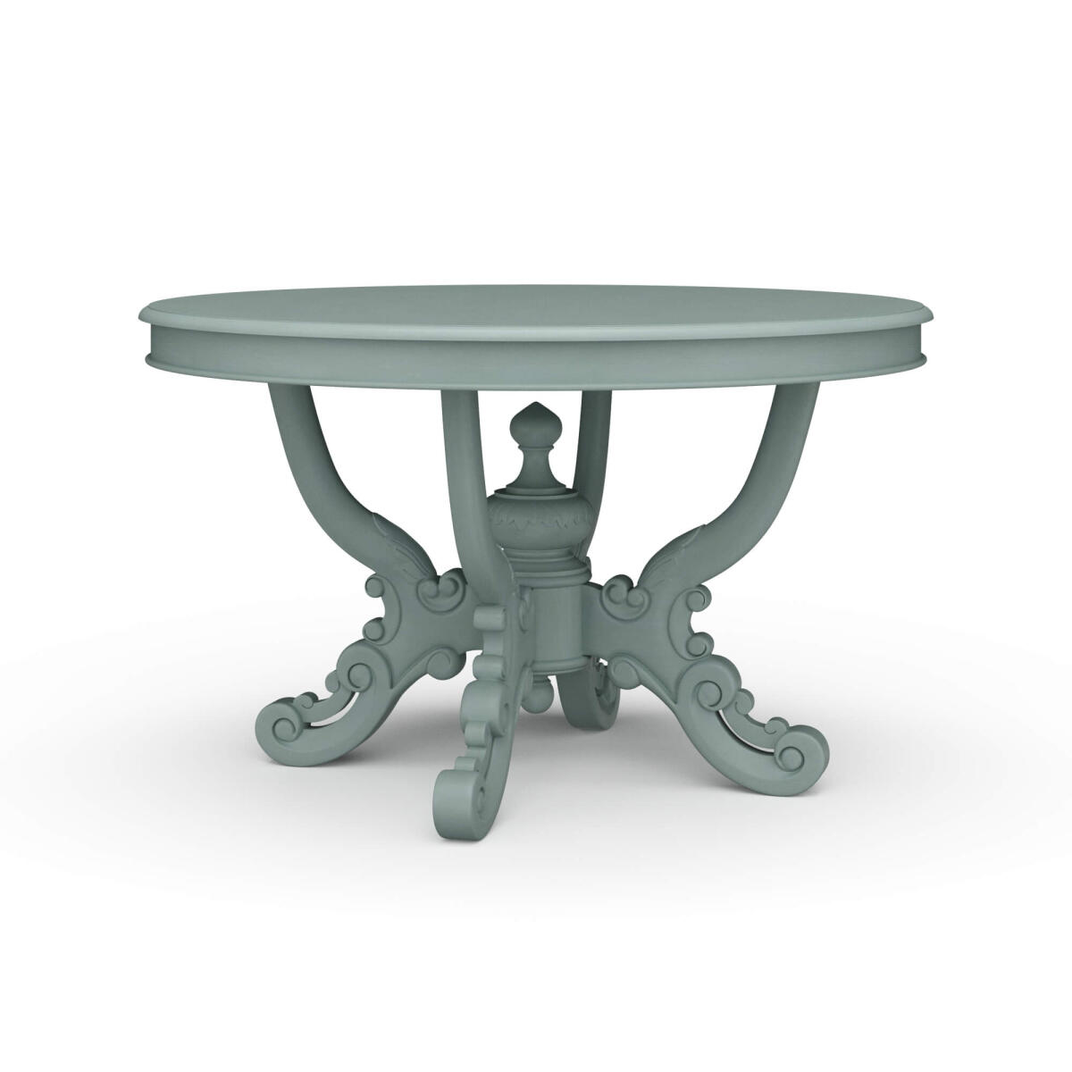 dd8ac6754aba6f5939266c530c28a70f Mandolin Dining Table W/ Solid Hardwood Top - Image 1