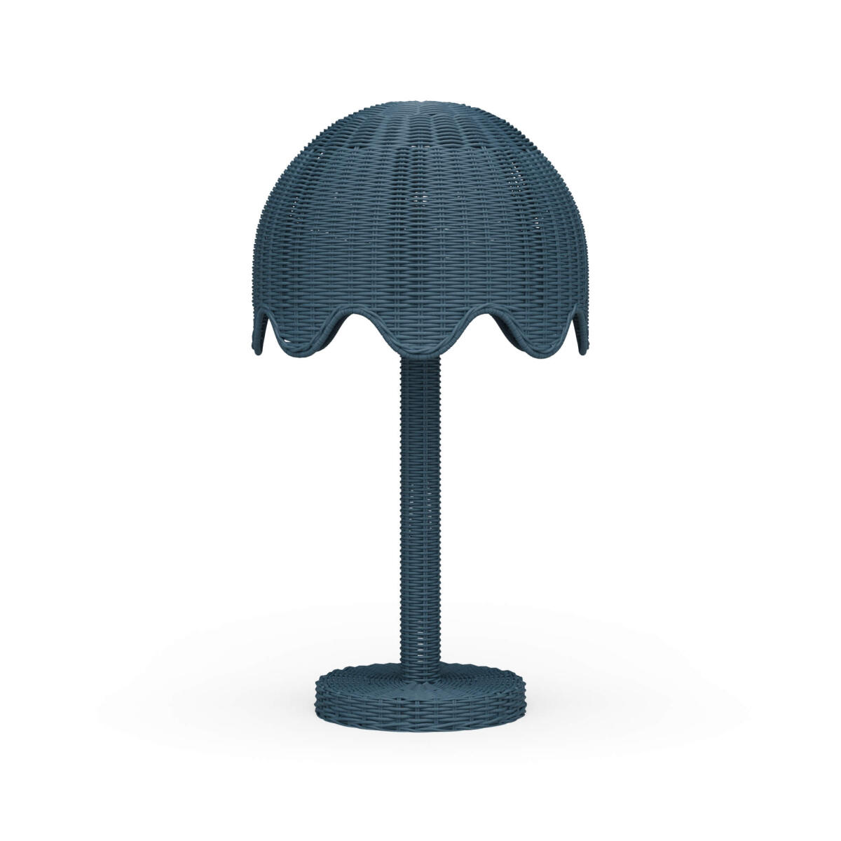 Scalloped Rattan Table Lamp Lighting Azure Shiny 2 Scalloped Rattan Table Lamp Lighting Azure Shiny 2