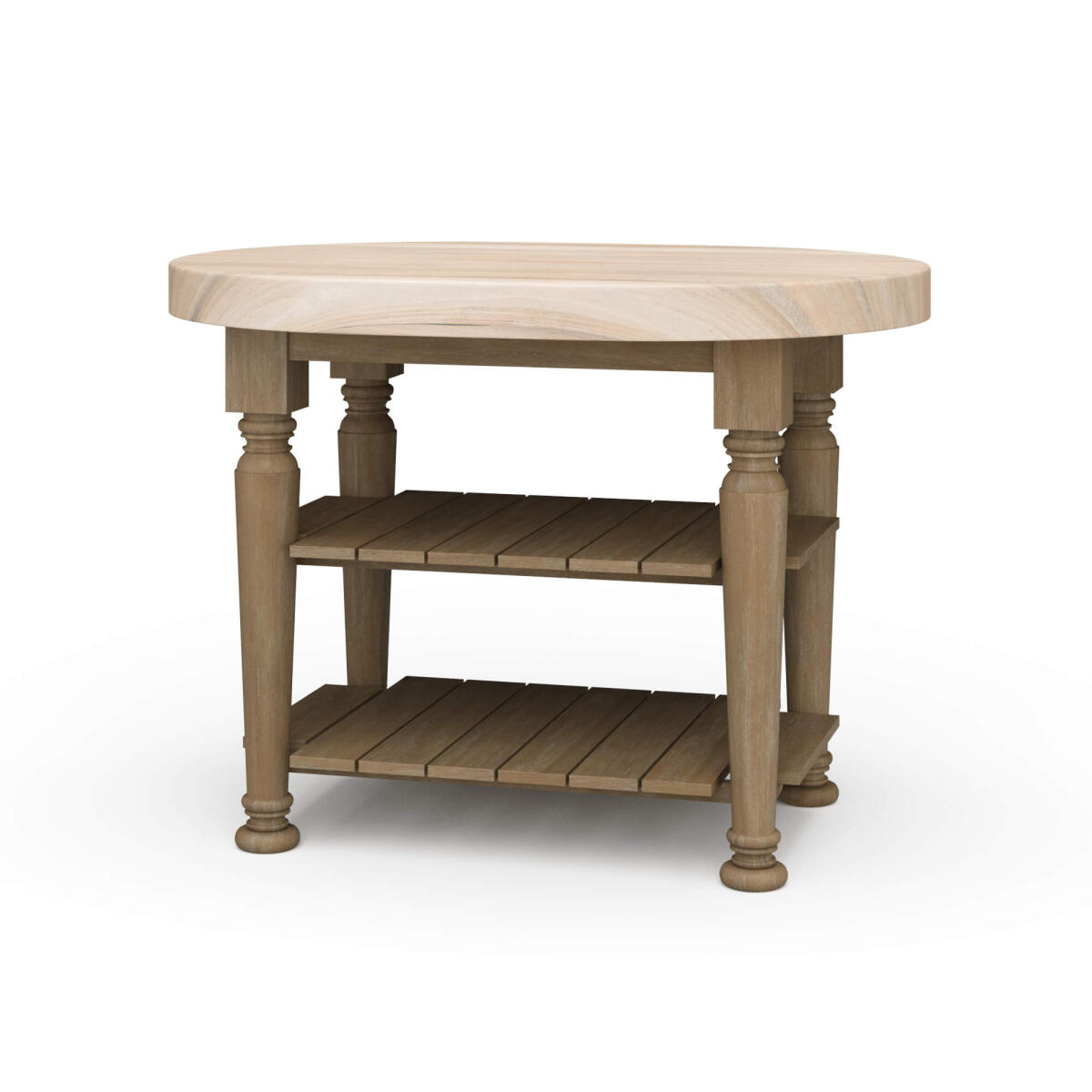 df82f39d7b8e3ed608fe8da35ba9253a Farmhouse Butcher Block Kitchen Island - Image 1