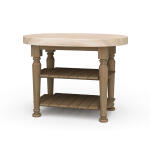 Farmhouse Butcher Block Kitchen Island