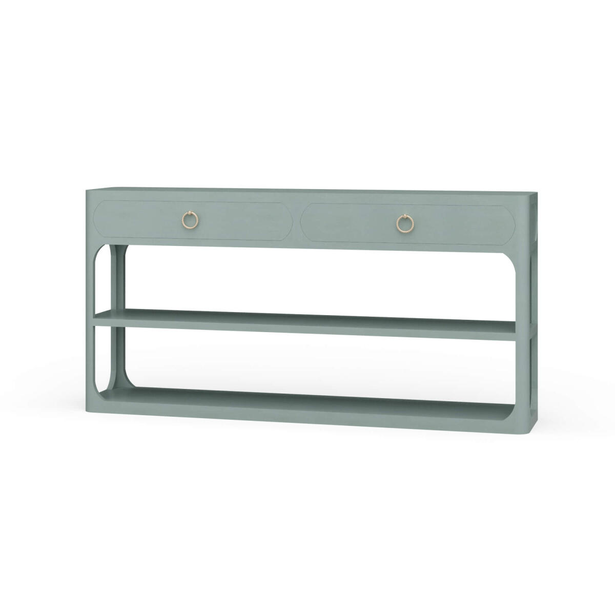 e19e3d71ae2125f94f1f7e724bd0c13d Corte Open Console Table W/ 2 Drawers - Image 1