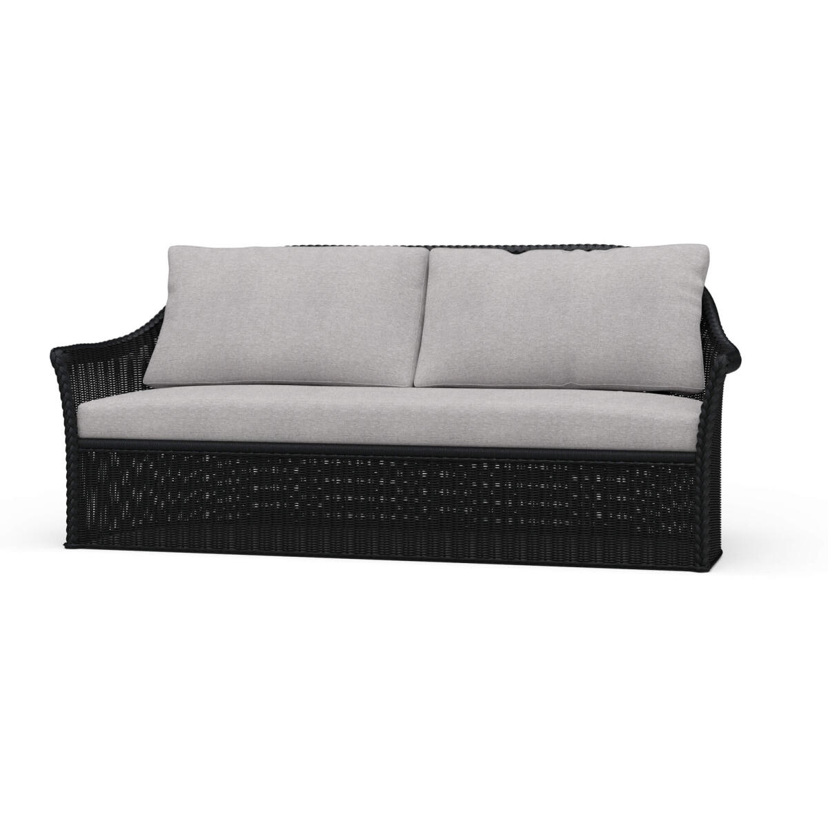 Nantucket Rattan Sofa Sofas Black 2 Nantucket Rattan Sofa Sofas Black 2