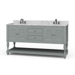 Cottage Master Vanity W/ Sink & Marble Top
