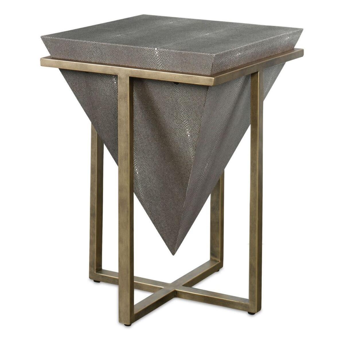 eb6de8f5aa435401424fd96939b100b5 Bertrand Accent Table, Shagreen - Image 1