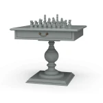 Gloucester Chess Table W/ Drawer